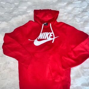 Nike Men's Bold Red Hoodie | S |